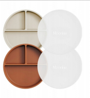 Talerzyki z przegródkami i pokrywkami