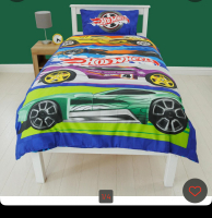 Hot Wheels single bedding